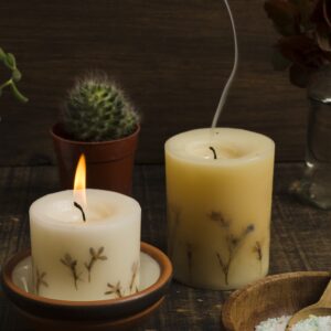 Arunachal Ki Parijat Clear Glass Jar Chrome Finish Lid